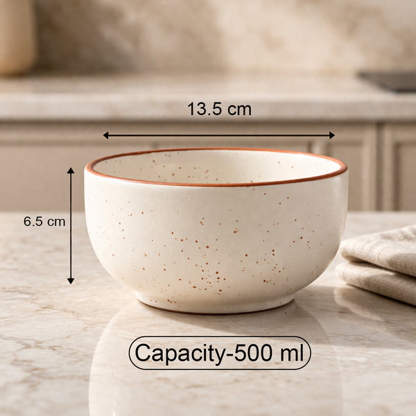 White Marble Ceramic Snack Bowl Set of 4 with Metal Stand