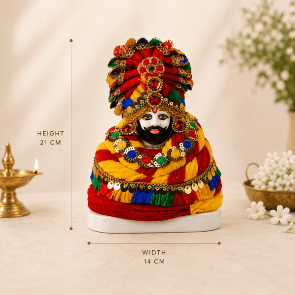 Khatu Shyam Baba Idol for Home Temple Decor