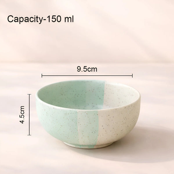 TT Green Matte Ceramic Dinner Set - 8 pieces