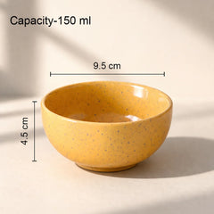 Mustard Marble Ceramic Dinner Set - 8 Pieces