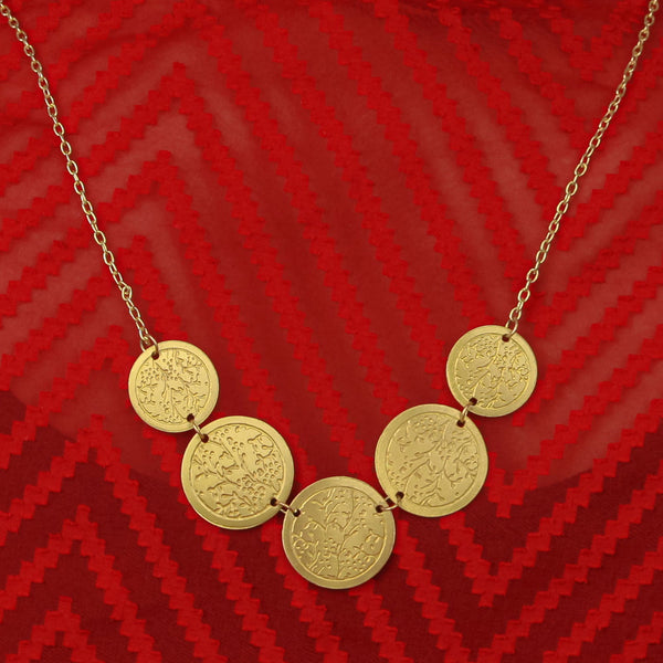 Coin Palette Necklace - The Earth Store - Fashion Accessories