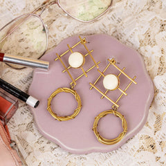 GIO Nest Earrings - The Earth Store - Fashion Accessories