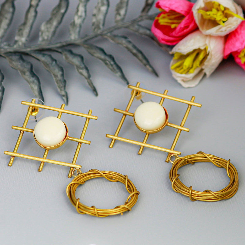 GIO Nest Earrings - The Earth Store - Fashion Accessories