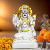 Gold White Shiva