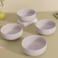 Lavender Ceramic Bowl Dishwasher Set Of 4