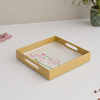 Lotus Multipurpose Wooden Serving Tray Small