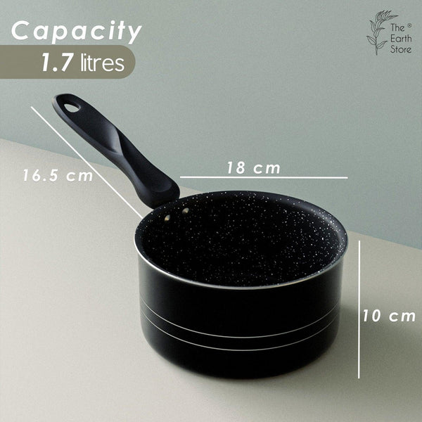 Non-Stick Sauce/Tea/Milk Pan - 18 CM - The Earth Store - Cookware