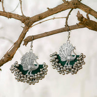 Morni Ghungroo Studs by The Earth Store – Traditional Bell Design with Cultural Elegance