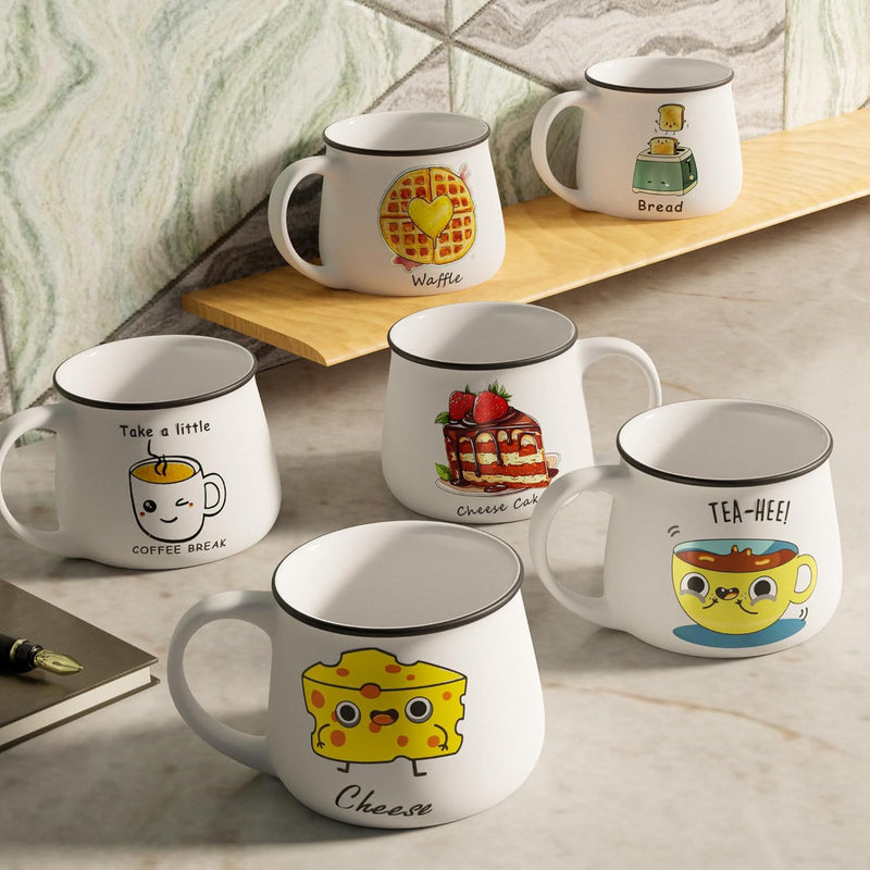 Morning Bliss Tea Cup 200 Ml Set of 6