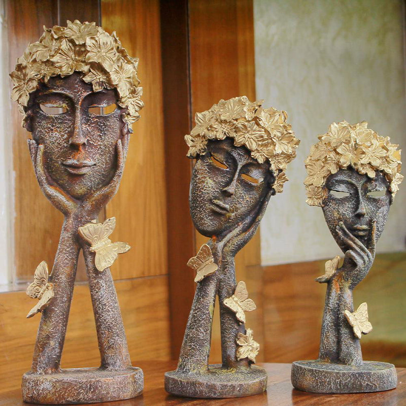 Muse Thinkers Statues in Varying Sizes - The Earth Store - home decor