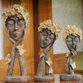 Muse Thinkers Statues in Varying Sizes