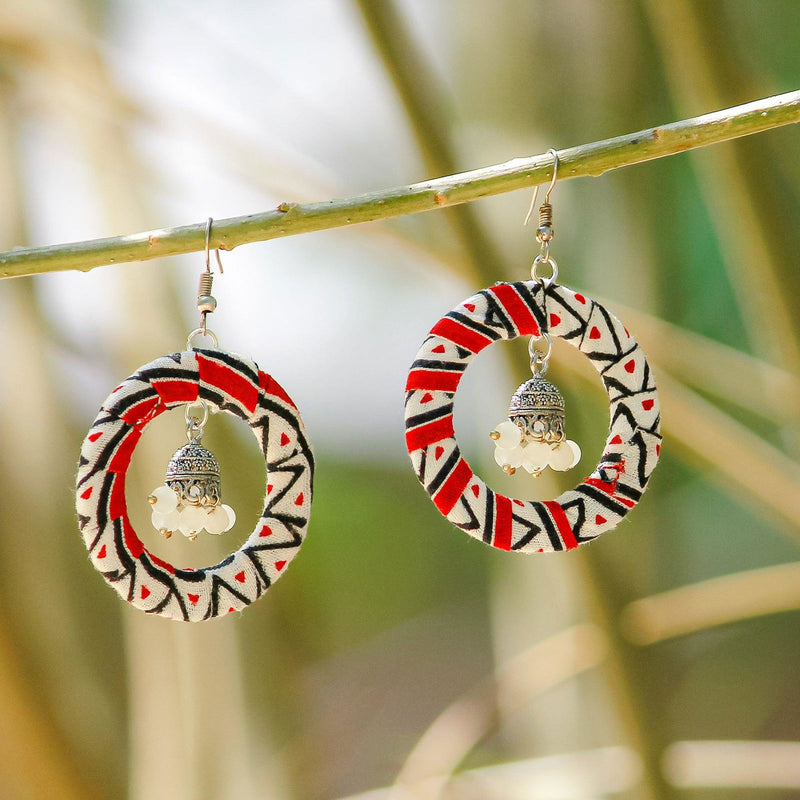 Offwhite Disc Earrings - The Earth Store - Fashion Accessories