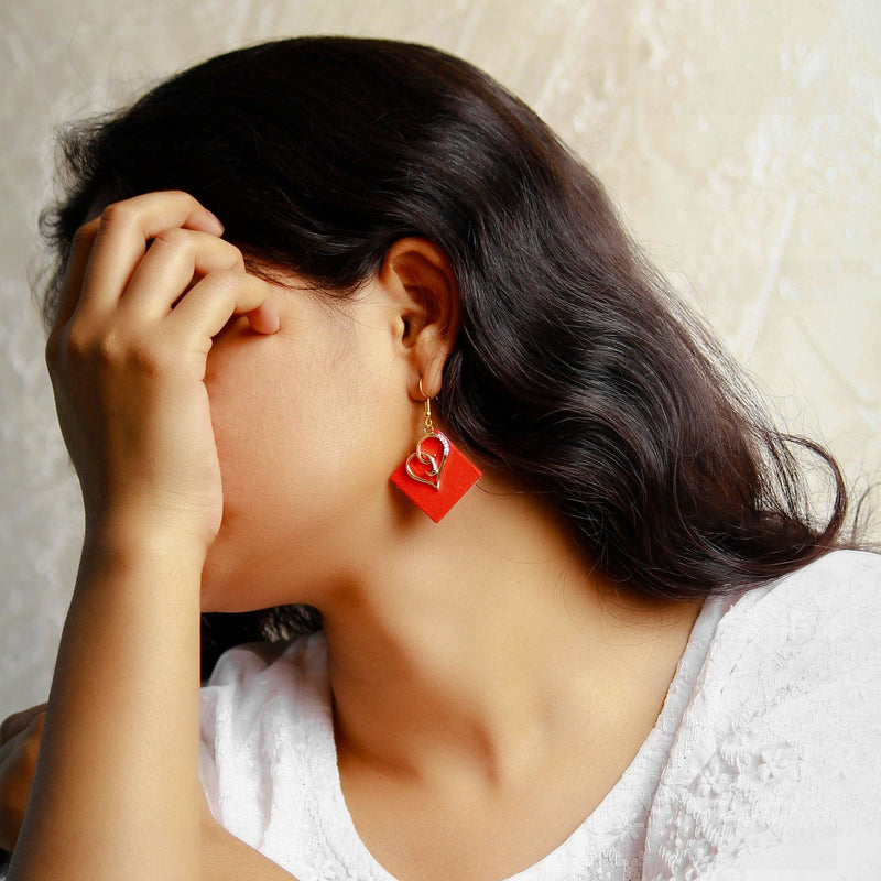 Outline Heart Earrings - The Earth Store - Fashion Accessories