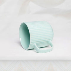 Pastel Fringe Green Ceramic Coffee (Set of 4) - The Earth Store - Mug Set