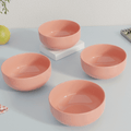 Pink Marble Ceramic Bowl Set Of 4