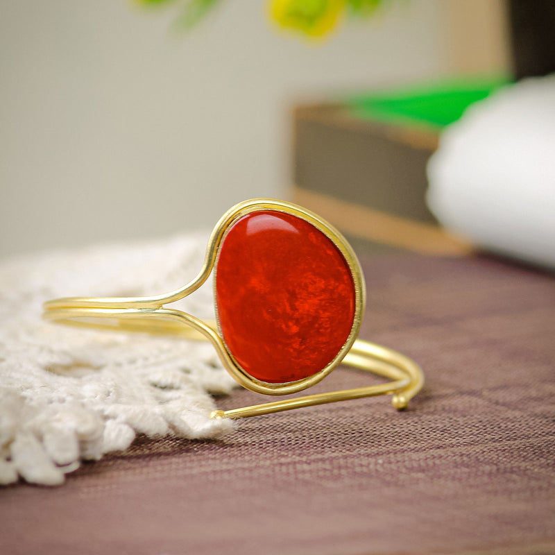 Red Stone Classic Bracelets - The Earth Store - Fashion Accessories