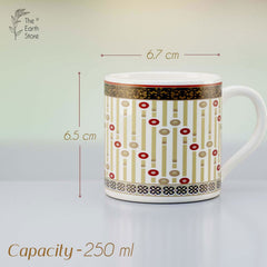 Golden Bamboo Tea Cup Set Of 6 - The Earth Store - Tea Cups
