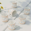 Lotus Leaves Tea Cup Set Of 6