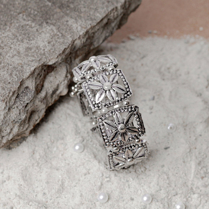 Silver Afghan bracelet - The Earth Store - Fashion Accessories