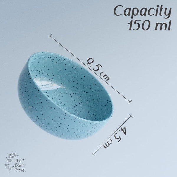 Sky Blue Marble Ceramic Dinner (Set of 12) - The Earth Store - Dinnerware