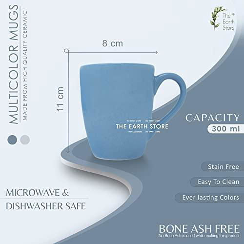 Solid Multicolor Coffee Mug (Set of 6) - The Earth Store - Mugs