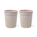 Ceramic Microwave Safe Pink Frontier Tumbler Milk/Coffee/Tea Mug (Set of 2, 320 ml)