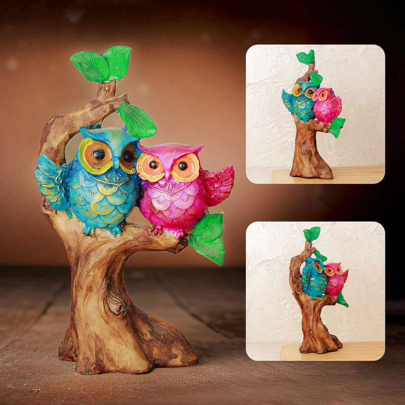 Tree Owls Couple Wings - The Earth Store - God Statue