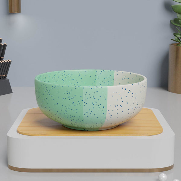 Tritone Green Matte 150ml Ceramic Bowl Set Of 6 - The Earth Store - Bowl