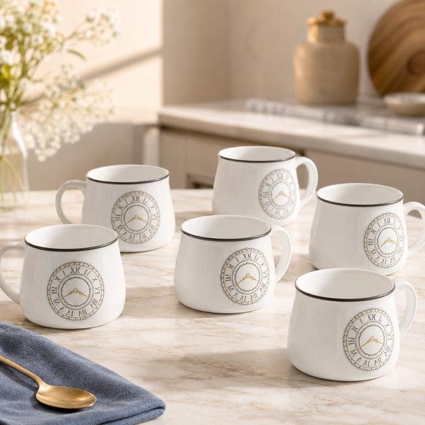 Cup O'Clock Tea Cup Set Of 6