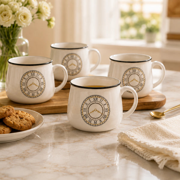 Cup O'Clock Tea Cup Set Of 6