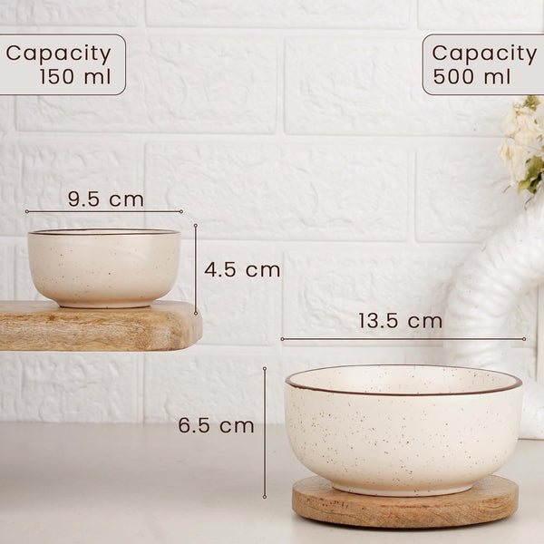 Spiral White Handcrafted Ceramic Dinner Set - 30 Pieces