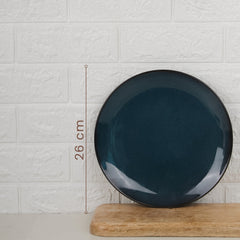 Galaxy Blue Ceramic Dinner Set of 8 Pieces Serving for 4