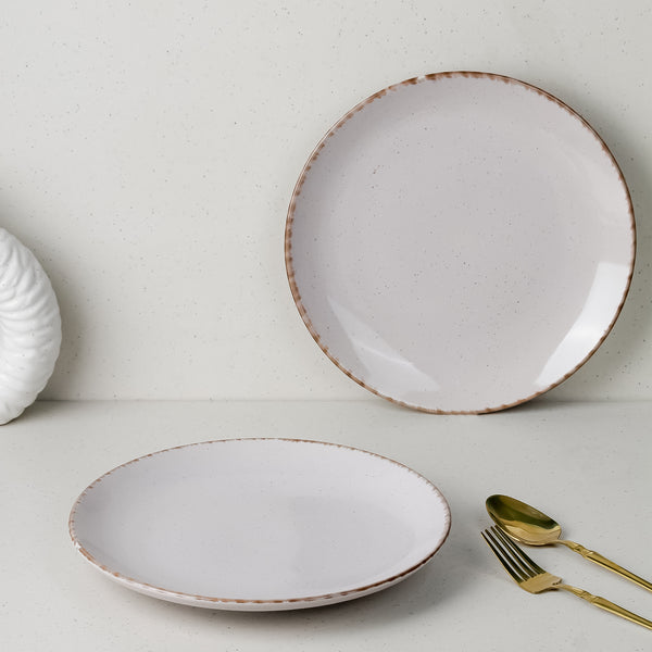 Glossy Lavender Marble Dinner Plates Set of 6