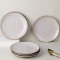 Glossy Lavender Marble Dinner Plates Set of 6